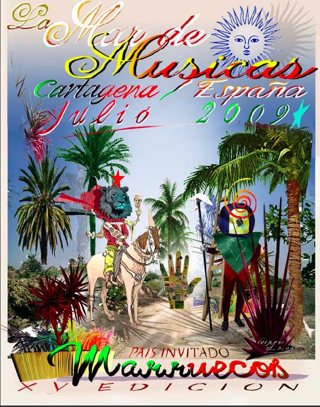 Cartel de la XV Edición de La Mar de Musicas - Cartagena