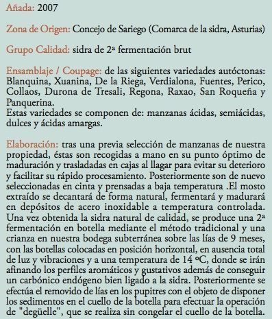 Ficha técnica Sidra Ficha técnica Sidra