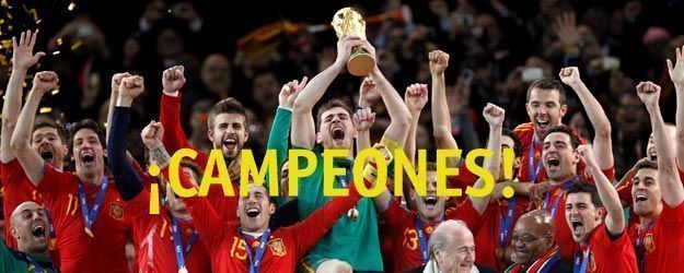 España Campeón Mundial de Futbol