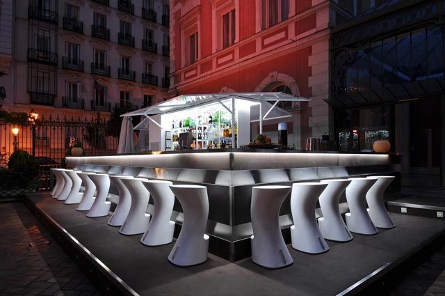 Terraza Le Cabrera Palacio de Linares en Madrid