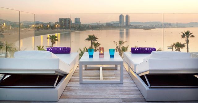 Terraza W hoteles Barcelona