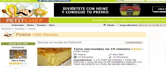 PetitChef, red social para compartir recetas PetitChef, red social para compartir recetas