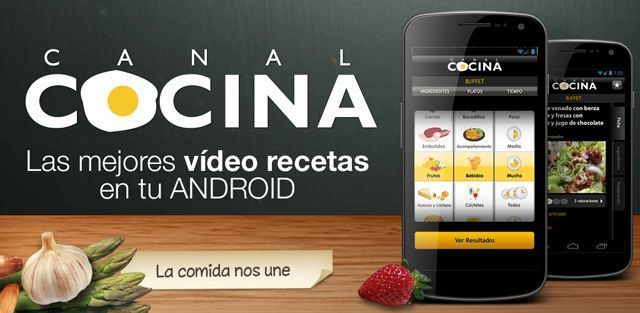Aplicacion movil canal cocina Fuente: www.eresandroid.com Aplicacion movil canal cocina Fuente: www.eresandroid.com