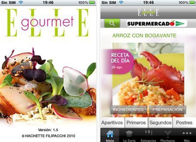 aplicacion ELLE Gourmet Fuente: elmack.wordpress.com aplicacion ELLE Gourmet Fuente: elmack.wordpress.com