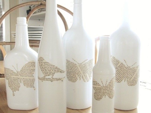 Botellas de vino decorativas Botellas de vino decorativas